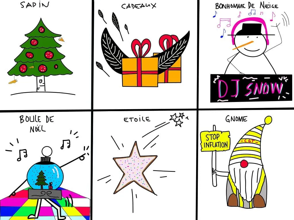 les symboles de noel