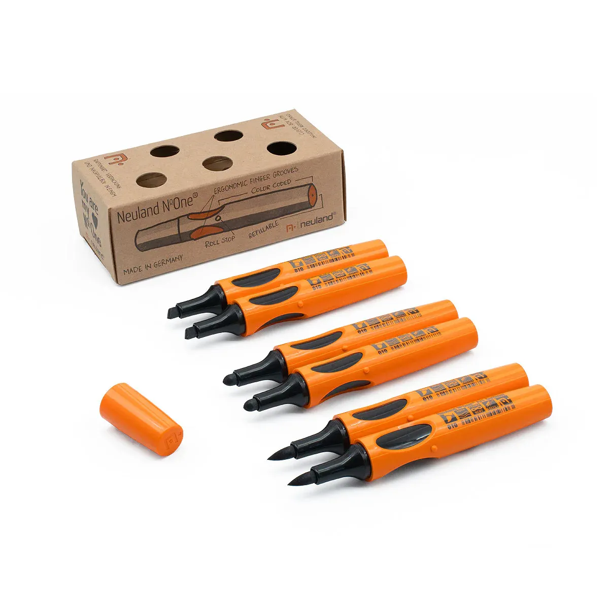 Neuland No.One® R Outliner, round nib 2-3 mm