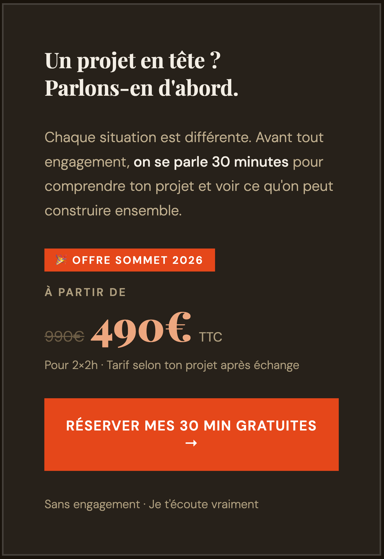 Annonce prochaine date