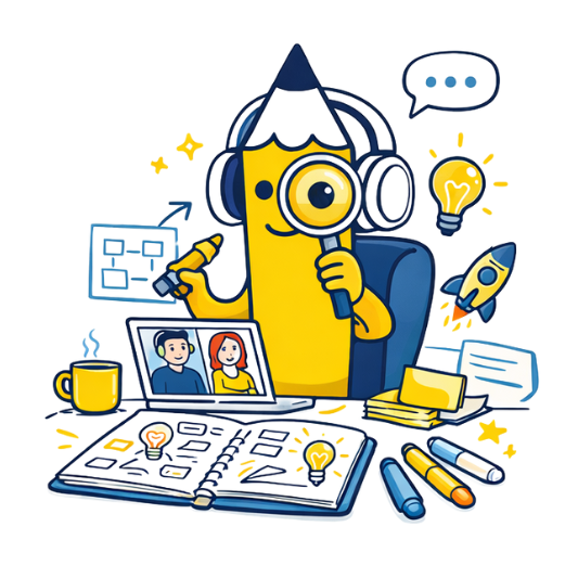 Crayon qui découvre